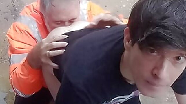 boy and daddy outdoor sex gay sex twink gay porn